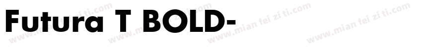 Futura T BOLD字体转换